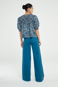 June SS Blouse | 4615-1003-GRP