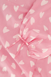 Charlie Dress | Pink Beret/Cream whi