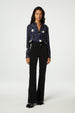 Lot Blouse | Navy/Black