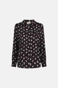 Lot Blouse | Black/Grape