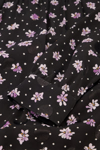 Lot Blouse | Black/Grape