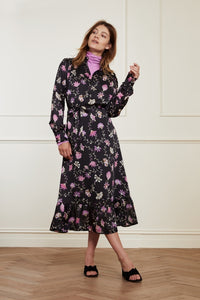 Marina Dress | Black/Loving Lilac