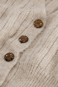 Starry Rib Cardigan | Rattan