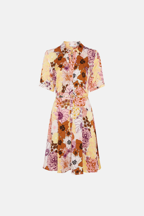 Mila Tess Dress | Creme Brulee/Terra C