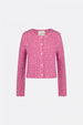 Josh Tweed Cardigan | Pink Candy