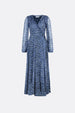 Azure Maxi Dress | Cream White/Ocean Bl