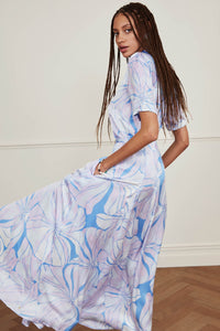Mia Tess Dress | Ocean Blue/Festival