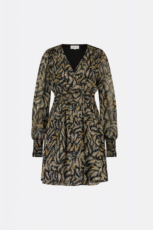 Anjuna Dress | Black/Rattan