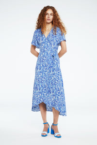 Archana Butterfly Dress | Pool Blue/Caribbean