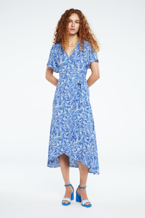 Archana Butterfly Dress | Pool Blue/Caribbean