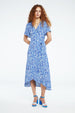 Archana Butterfly Dress | Pool Blue/Caribbean