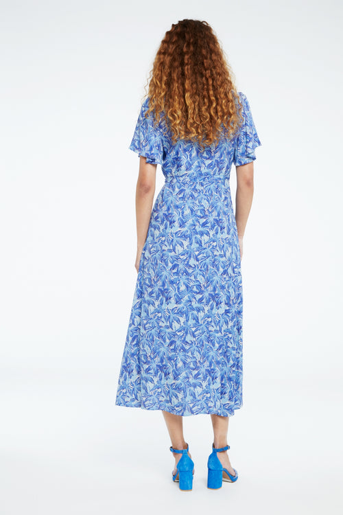 Archana Butterfly Dress | Pool Blue/Caribbean
