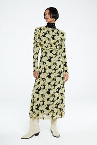 Bella Dress | Black/Lemon Sorbet