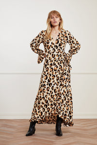 Tash Dress | Oatmeal/Chocolate Br