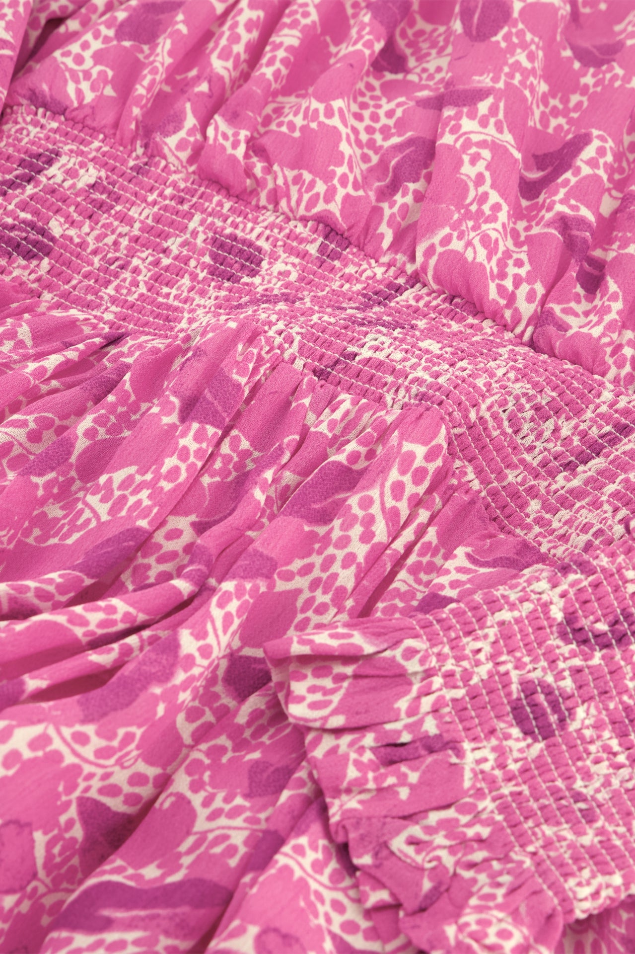 Anjuna Dress | Bubble Gum Pink/Crea