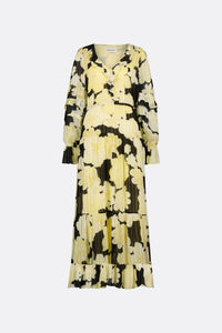Brigitte Dress | Black/Lemon Sorbet