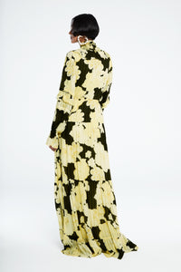 Brigitte Dress | Black/Lemon Sorbet