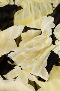 Brigitte Dress | Black/Lemon Sorbet