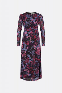 Bella Dress | Black/Bubble Gum Pin