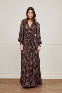 Chichi Dress | Black/Crazy Clay