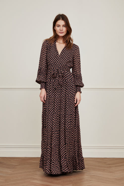 Chichi Dress | Black/Crazy Clay