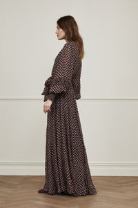 Chichi Dress | Black/Crazy Clay