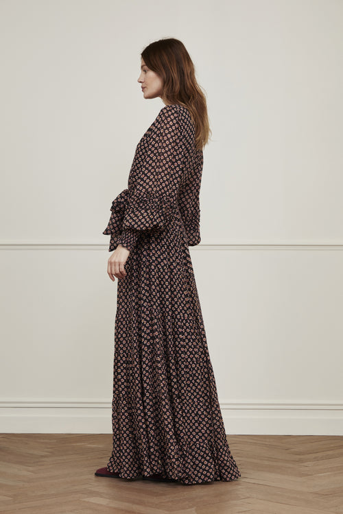 Chichi Dress | Black/Crazy Clay