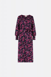 Bree Dress | Black/Dirty Pink