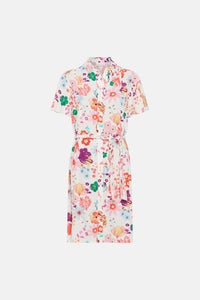 Girlfriend Butterfly Dress | Cream White/Pink Ber