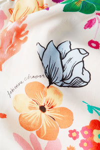 Girlfriend Butterfly Dress | Cream White/Pink Ber
