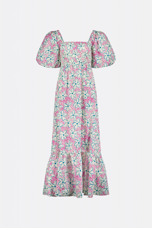 Carla Dress | Cream White/Bubble G