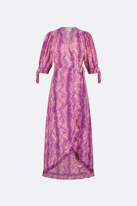 Channa Dress | Apricot/Magic Magent