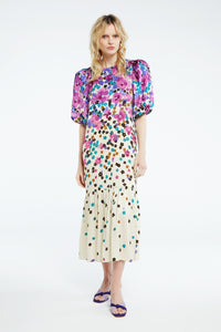 Cecile Dress | Cream White/Bubble G