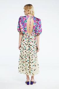 Cecile Dress | Cream White/Bubble G