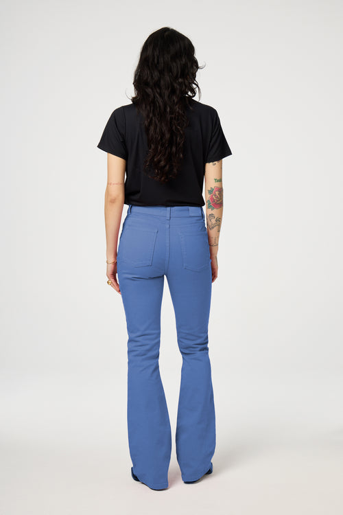 Eva Flare Jeans | Cornflower Blue
