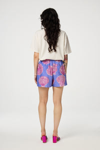 Boy Shorts | Greco Blue/Plum Part