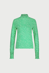 Jada Top | Green Apple/Warm Whi