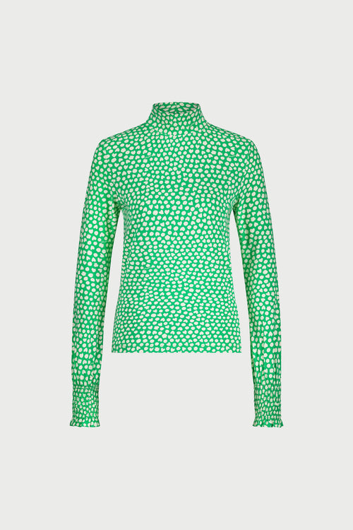 Jada Top | Green Apple/Warm Whi