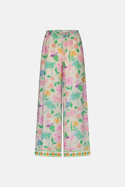 Brent Trousers | Warm White/Green Glo