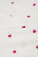 Phil V-Neck Pink Flower T-Shirt | Cream White/Pink